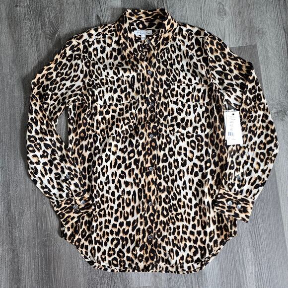 NWT Equipment Slim Signature Silk Shirt - Picture 7 of 13